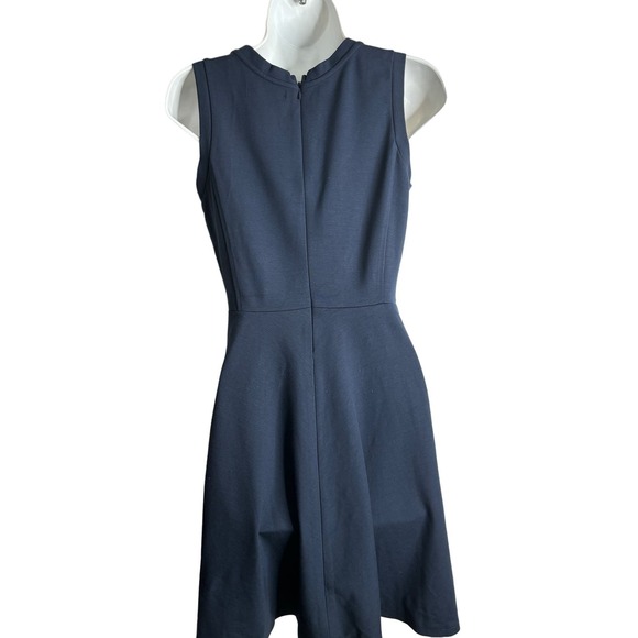 Banana Republic Women's Fit & Flare Mini Dress Rayon Blend Stretch Sleeveless 2 - Picture 2 of 7